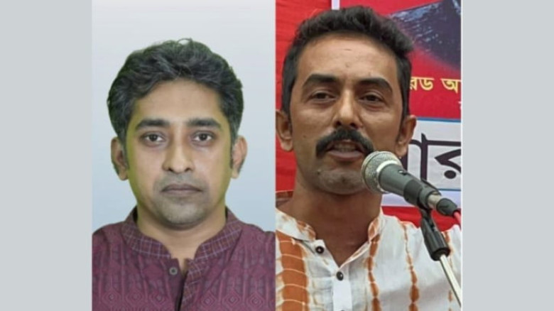 অতিরিক্ত বাস ভাড়া প্রত্যাহারের দাবিতে গণসংহতি আন্দোলনের প্রতিবাদ